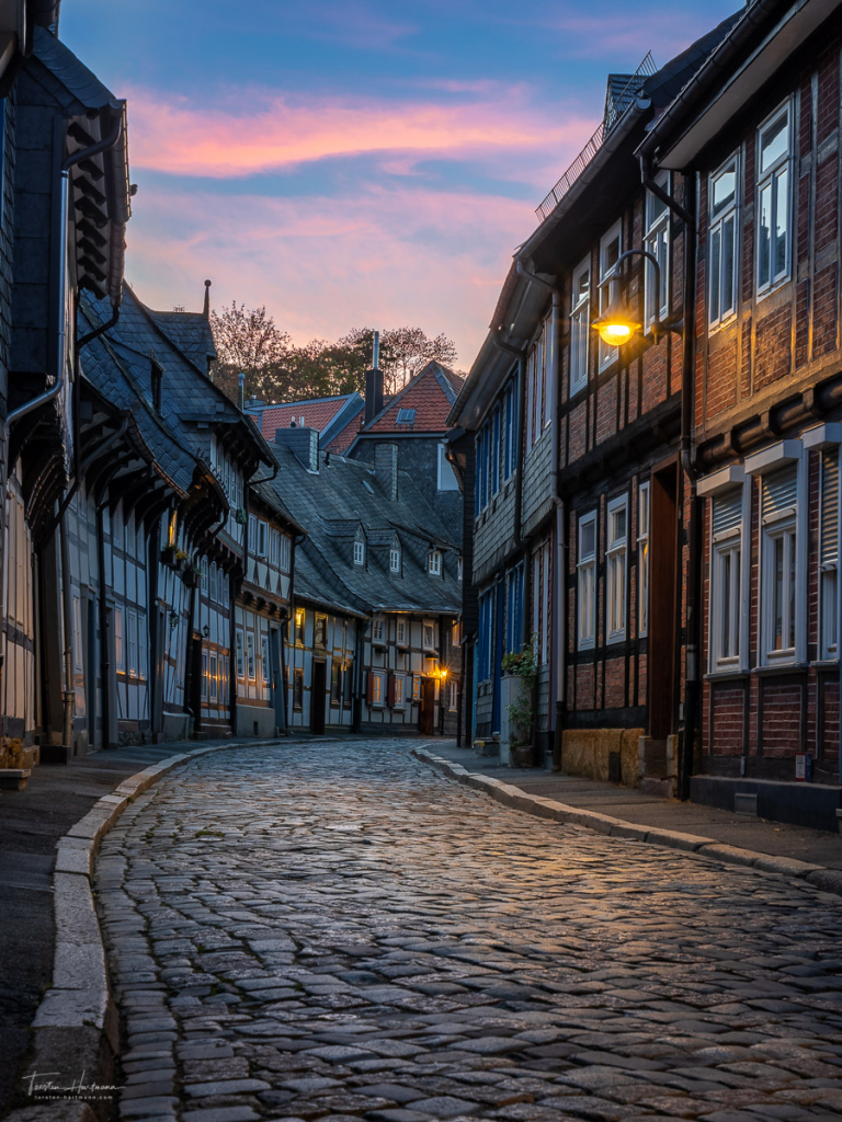 Gasse in Goslar - Niedersachsen